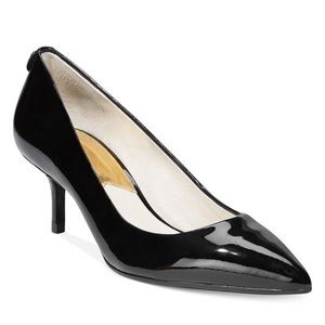Michael Kors black kitten heels size 8